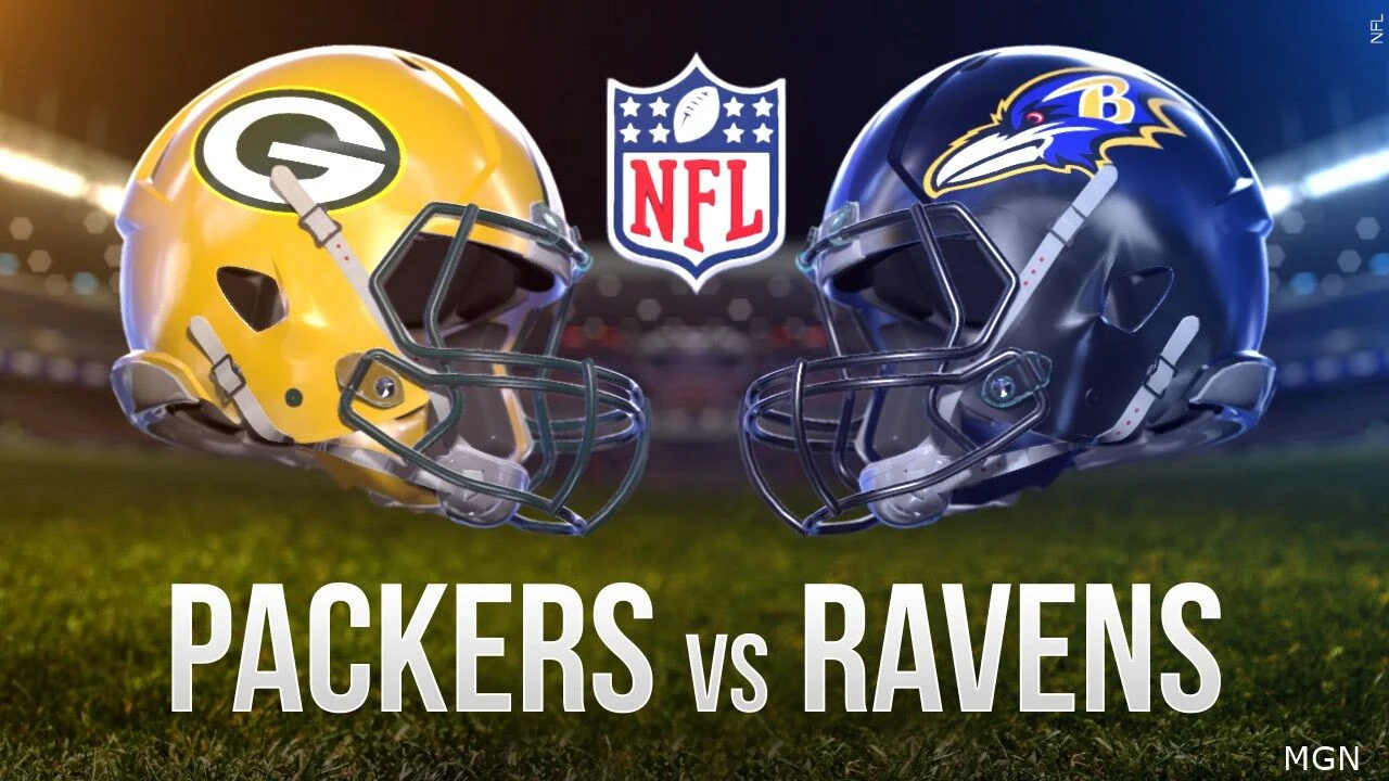 baltimore ravens vs green bay packers match player stats​