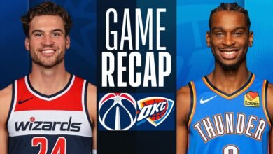 washington wizards vs okc thunder match player stats​