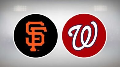 san francisco giants vs washington nationals match player stats​