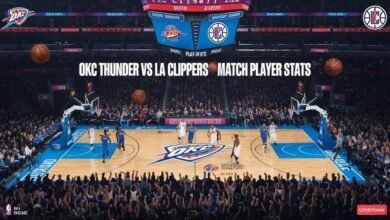 OKC Thunder vs LA Clippers match player stats