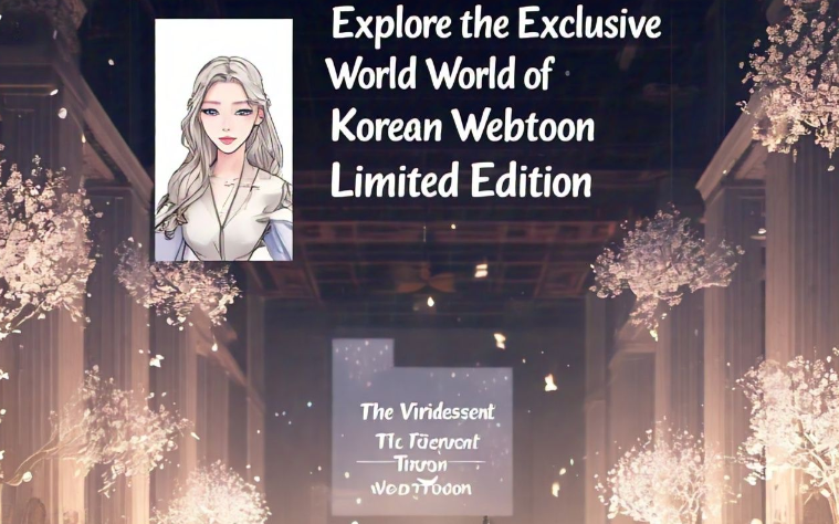 korean webtoon the viridescent tiara limited edition​