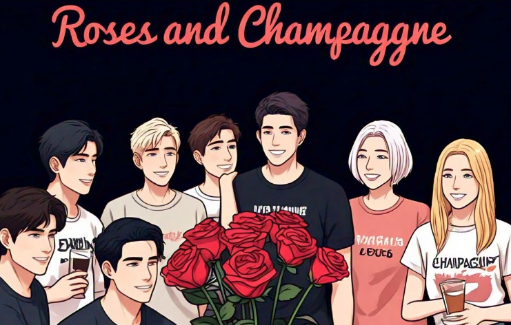 Korean Webtoon Roses and Champagne